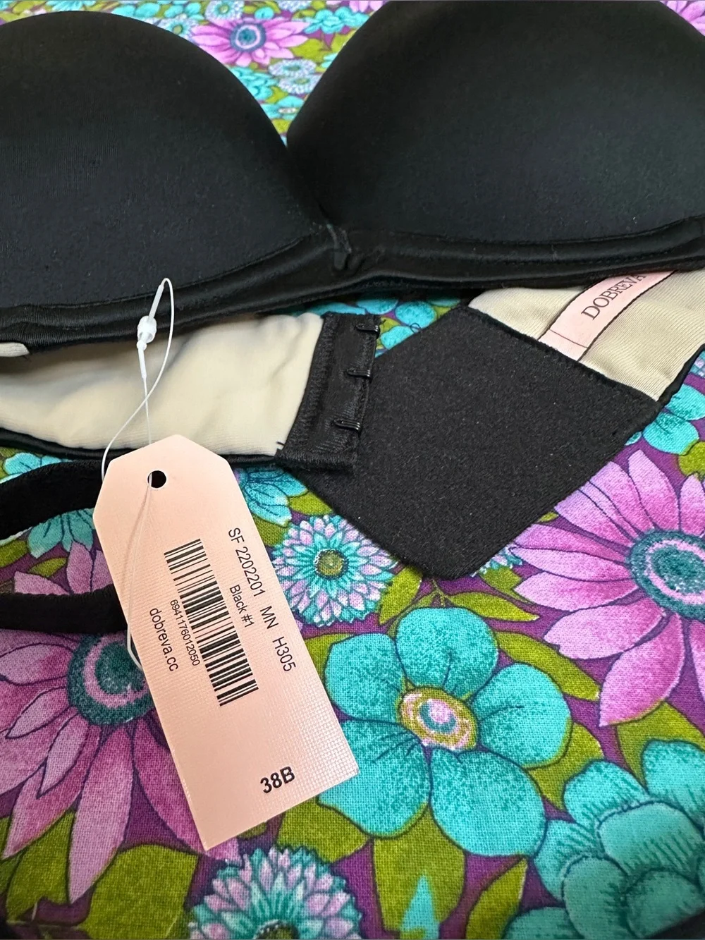 Push-Up Bra - Strapless Plunge w/ Strap- Balconette Demi,  NWT